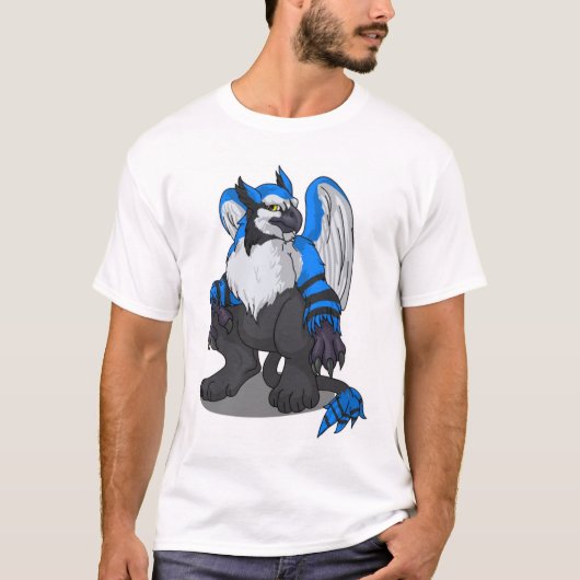 精神のより飼いならされた青いWinjaのワイシャツ Tシャツ (正面)