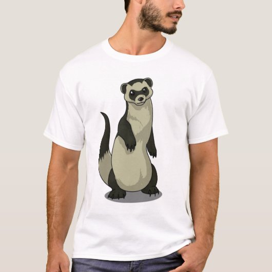 精神のより飼いならされた黒いNakiのワイシャツ Tシャツ (正面)