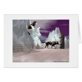 精神のオオカミの夢みる人