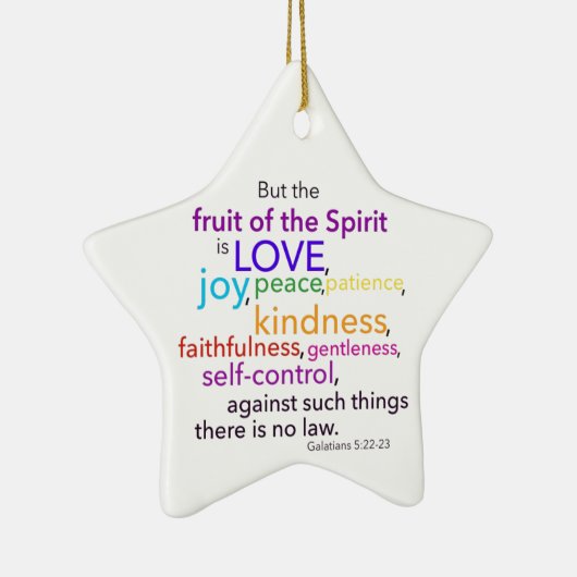 精神のオーナメントのフルーツ セラミックオーナメント (右)