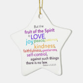 精神のオーナメントのフルーツ セラミックオーナメント (左)