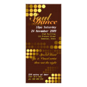 精神のダンスのイベントのフライヤの棚カード ラックカード (正面)