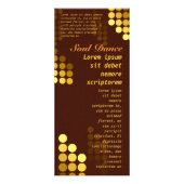 精神のダンスのイベントのフライヤの棚カード ラックカード (裏面)