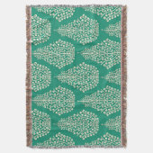 精神のヒスイのクリーム スローブランケット (正面縦)