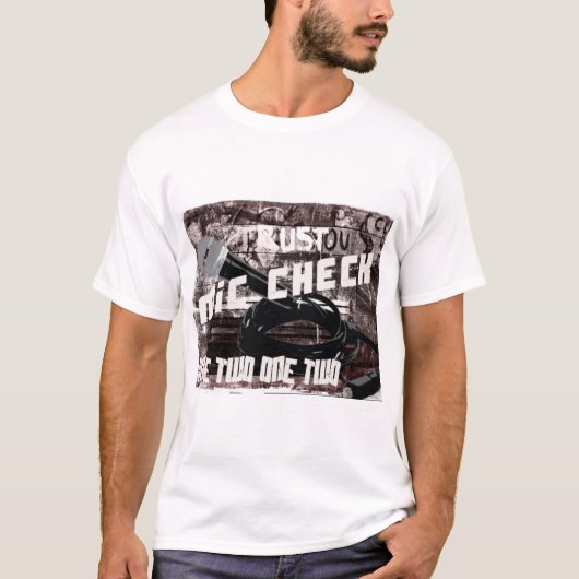 精神のファンク: Micの点検 Tシャツ (正面)