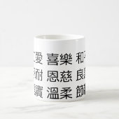 精神のフルーツ コーヒーマグカップ (中央)