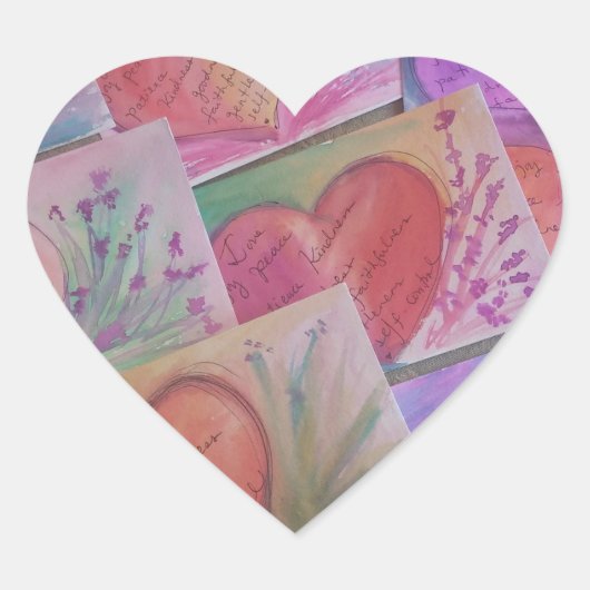 精神のフルーツ ハートシール (正面)