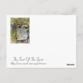 精神のフルーツ ポストカード (裏面)