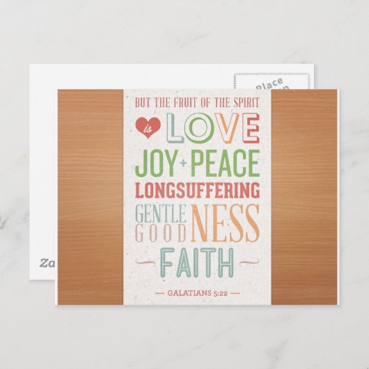 精神のフルーツ ポストカード (正面/裏面)