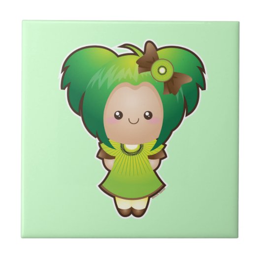 精神のフルーツ: 忍耐 タイル (正面)