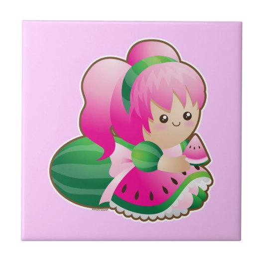 精神のフルーツ: 自制 タイル (正面)