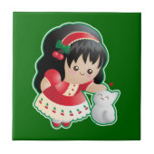 精神のフルーツ: 親切さ タイル (正面)