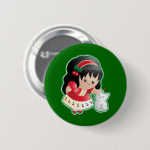 精神のフルーツ: 親切さ 缶バッジ (正面&裏面)