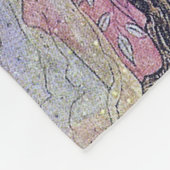 精神のベビーの子守唄のWarwick Gobleのファインアート フリースブランケット (角)