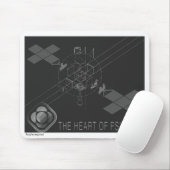 精神のマウスパッドのハート マウスパッド (マウス)