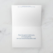 精神のメッセージカードの美しい カード (内部)