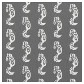 精神のランタンと種族微妙なキツネKitsune ファブリック (クローズアップ)