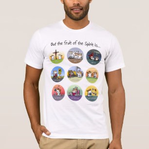 精神のワイシャツ(ライト)のフルーツ Tシャツ