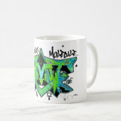 精神の分子dmtのayahuascaのマグ コーヒーマグカップ (正面右)