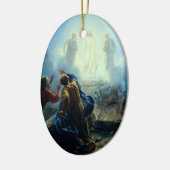 精神の型枠の絵画のオーナメントの宗教イエス・キリスト セラミックオーナメント (左)