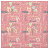 精神の天使のフルーツ ファブリック (見本)