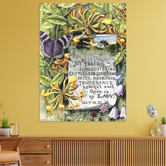 精神の実 キャンバスプリント (インサイチュ (リビング))