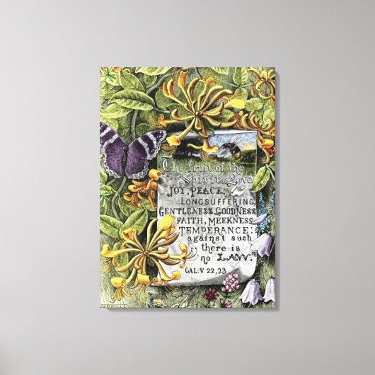 精神の実 キャンバスプリント (正面)