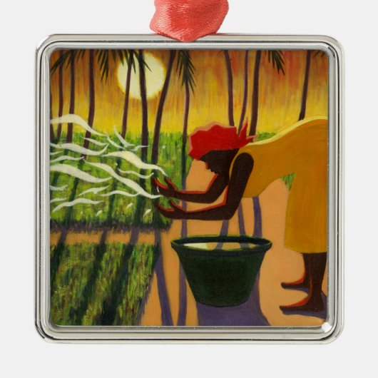 精神の庭2007年 メタルオーナメント (正面)