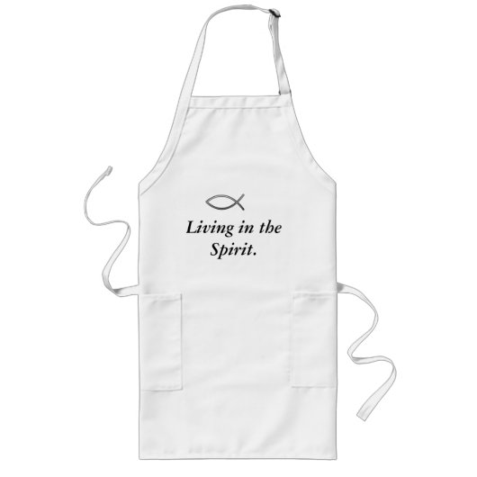精神の引用のIchthysのエプロンの生存 ロングエプロン (正面)