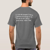 精神の改革のTシャツ Tシャツ (裏面)
