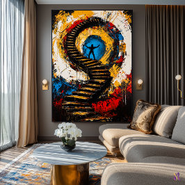 精神の昇天 – 表現主義の超現実 ポスター