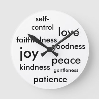 精神の時計のフルーツ ラウンド壁時計