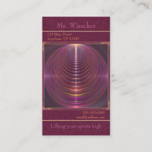 精神の曼荼羅への旅行 名刺