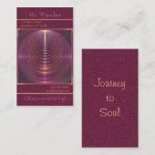 精神の曼荼羅への旅行 名刺 (正面/裏面)