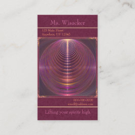 精神の曼荼羅への旅行 名刺