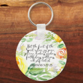 精神の果実 |クリスチャン・アート キーホルダー (正面)