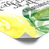 精神の果実 クリスチャン・アート・ポスター ポスター (角)