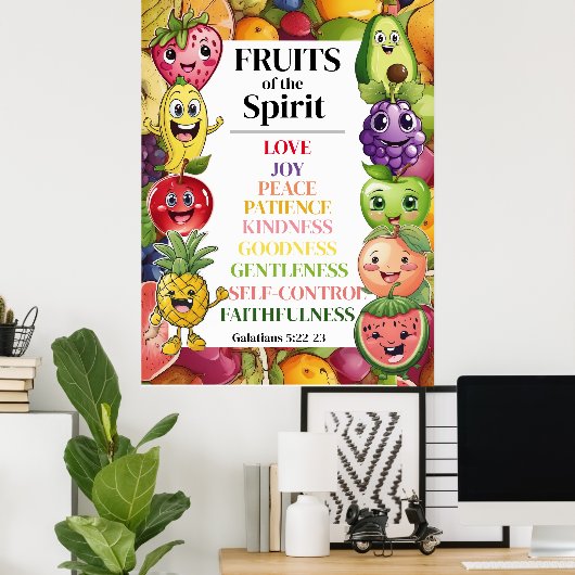 精神の果実 ポスター (ホームオフィス)