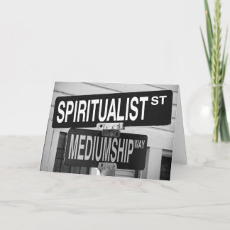 精神の道の挨拶状 カード