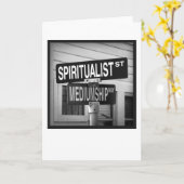 精神の道の挨拶状 カード (黄色い花)