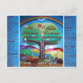 精神の郵便はがきのフルーツ ポストカード (正面)