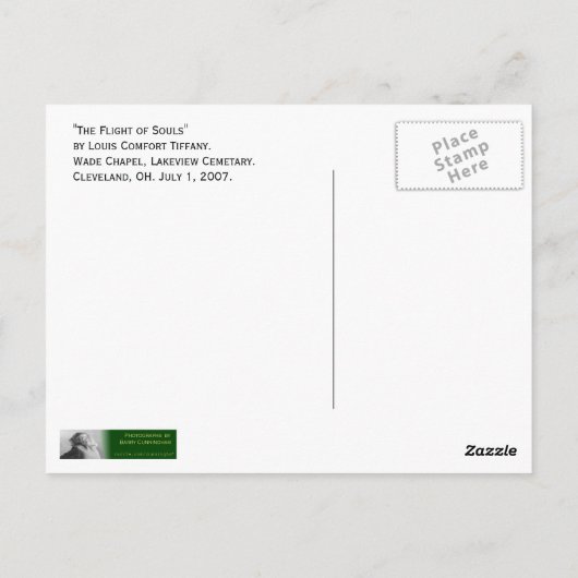 精神の飛行 ポストカード (裏面)