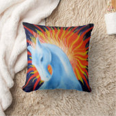 精神の馬の枕 クッション (ブランケット)