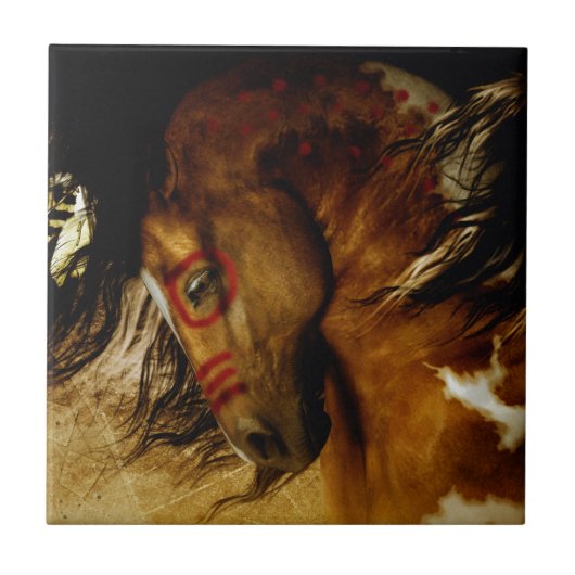 精神の馬 タイル (正面)