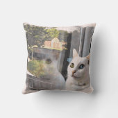 精神の2顔の枕#2 クッション (裏面)