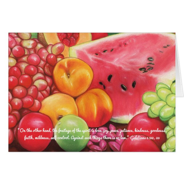 精神の~の聖なる書物、経典の~のフルーツのパステルのFruitage (正面横)