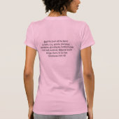 精神のTシャツのさくらんぼのフルーツ Tシャツ (裏面)