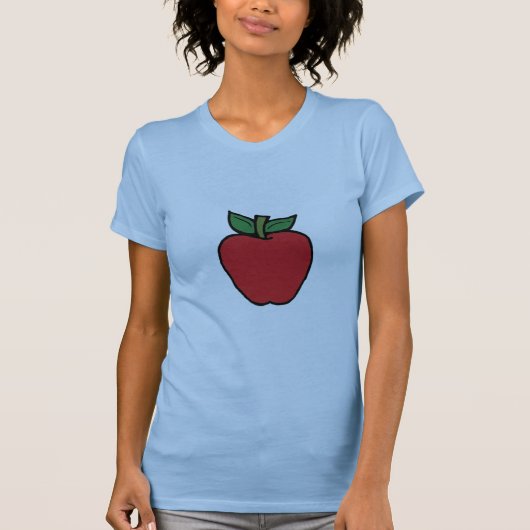 精神のTシャツのAppleのフルーツ Tシャツ (正面)
