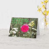 精神は俳句カードを満喫します カード (黄色い花)