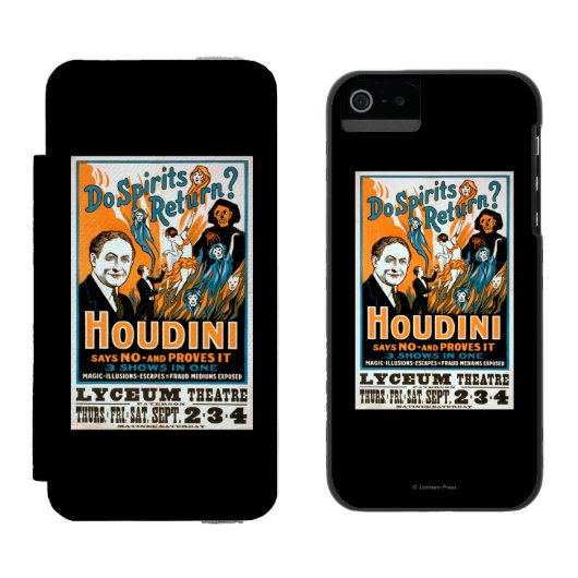 精神は戻りますか。 Houdiniは証明しますそれを断ります Incipio iPhoneウォレットケース (並び)